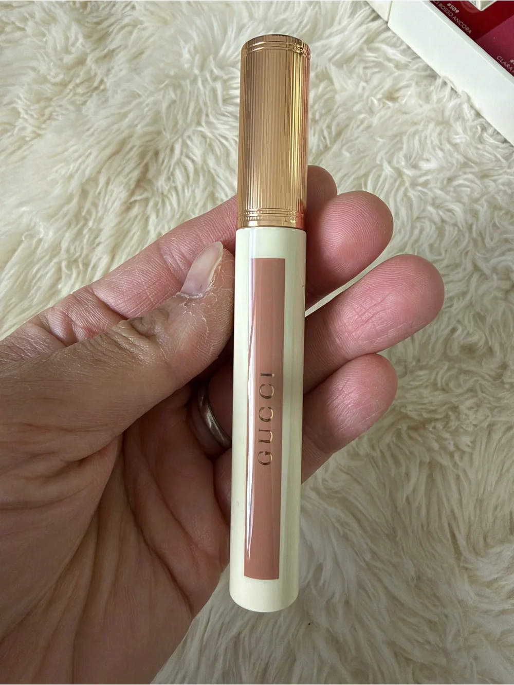 Gucci Glow Oil in Water Tint Liquid Lipstick 226 emma rosedust